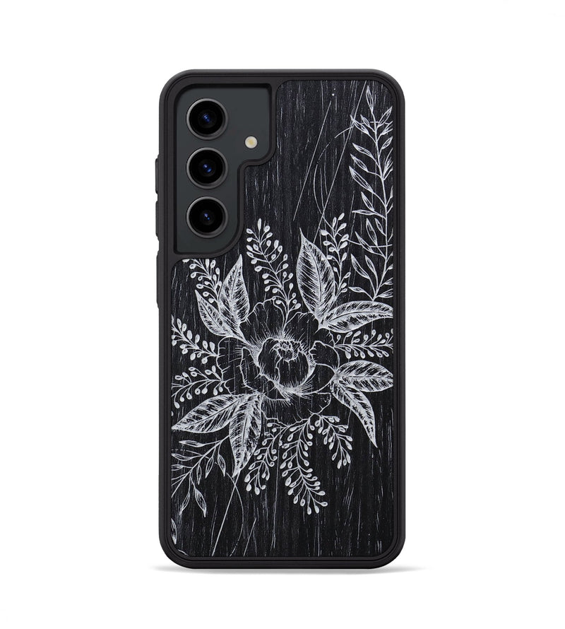 Galaxy S24 Wood+Resin Phone Case - Hope - Ebony (Curated)