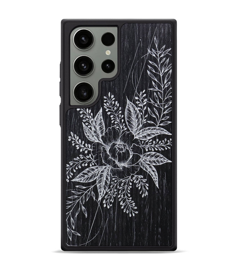 Galaxy S24 Ultra Wood+Resin Phone Case - Hope - Ebony (Curated)