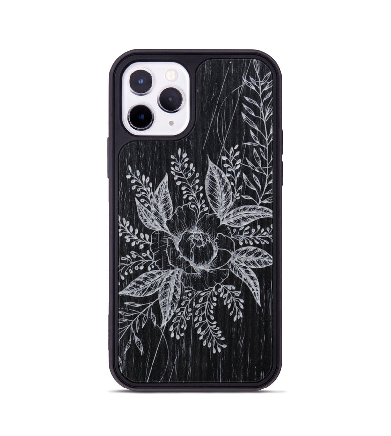 iPhone 11 Pro Wood Phone Case - Hope - Ebony (Curated)