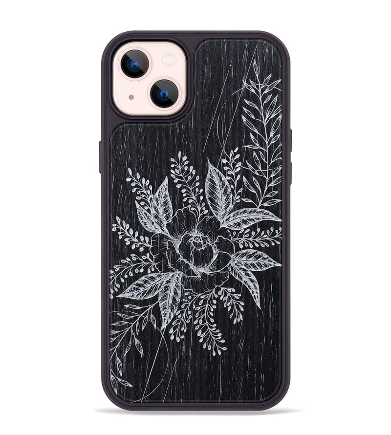 iPhone 14 Plus Wood+Resin Phone Case - Hope - Ebony (Curated)