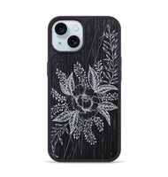 iPhone 15 Wood+Resin Phone Case - Hope - Ebony (Curated)