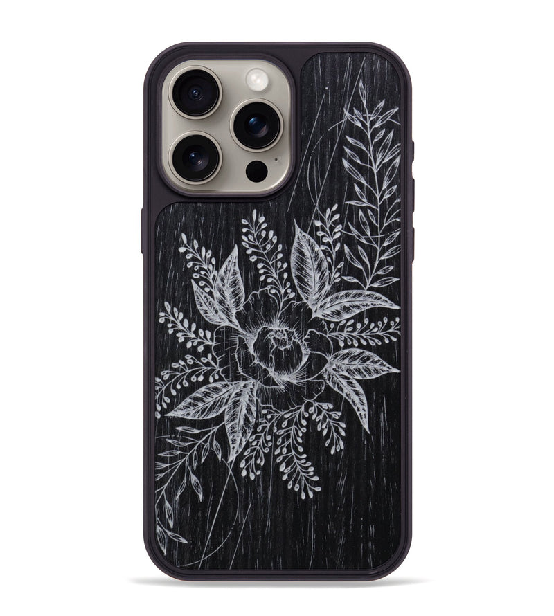 iPhone 15 Pro Max Wood Phone Case - Hope - Ebony (Curated)