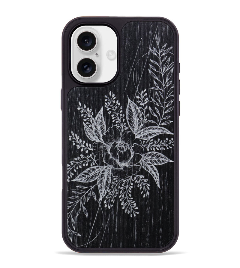 iPhone 16 Plus Wood Phone Case - Hope - Ebony (Curated)