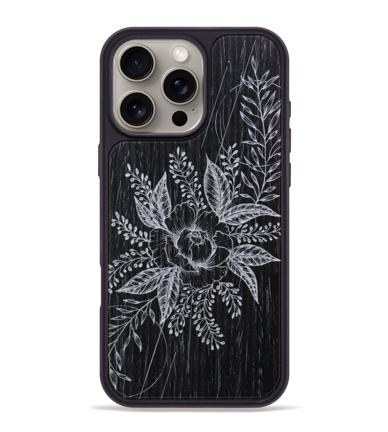 iPhone 16 Pro Max Wood Phone Case - Hope - Ebony (Curated)