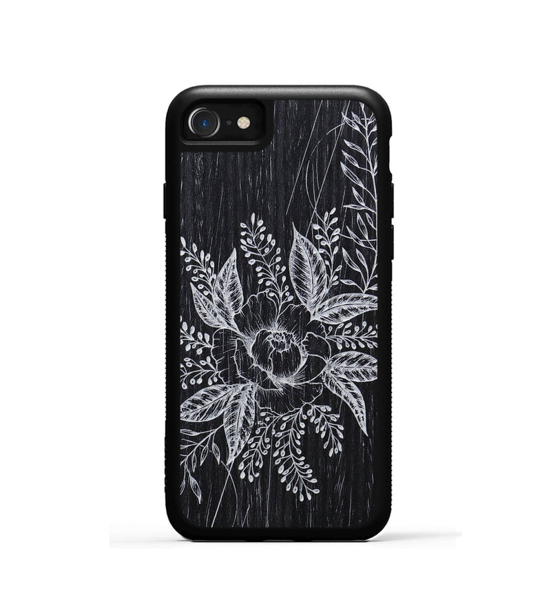 iPhone SE Wood+Resin Phone Case - Hope - Ebony (Curated)
