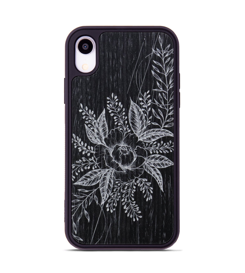 iPhone Xr Wood Phone Case - Hope - Ebony (Curated)