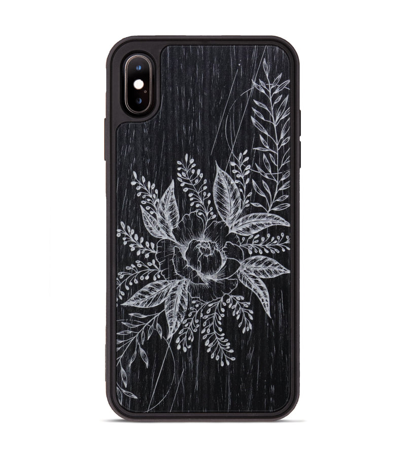 iPhone Xs Max Wood Phone Case - Hope - Ebony (Curated)