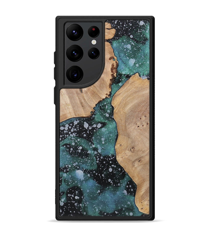 Galaxy S22 Ultra Wood+Resin Phone Case - Allie (Cosmos, 700049)
