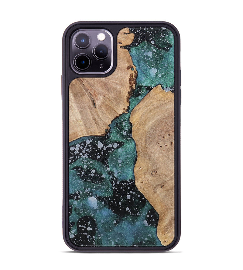 iPhone 11 Pro Max Wood+Resin Phone Case - Allie (Cosmos, 700049)