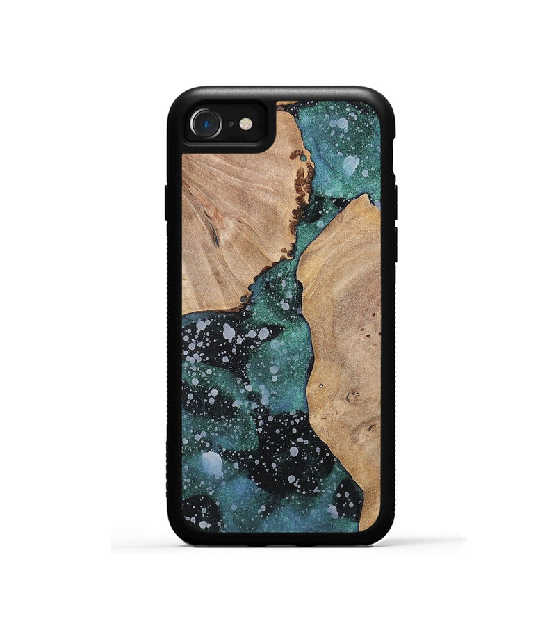 iPhone SE Wood+Resin Phone Case - Allie (Cosmos, 700049)