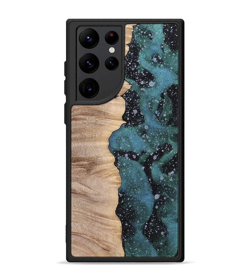 Galaxy S22 Ultra Wood+Resin Phone Case - April (Cosmos, 700051)