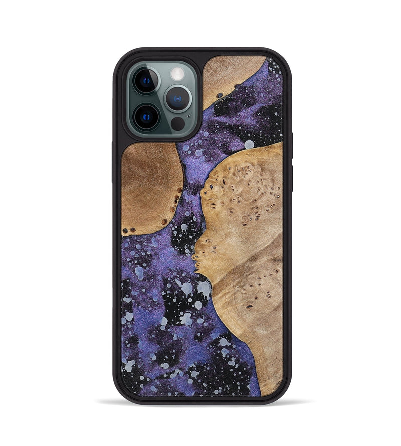 iPhone 12 Pro Wood+Resin Phone Case - Abraham (Cosmos, 700056)