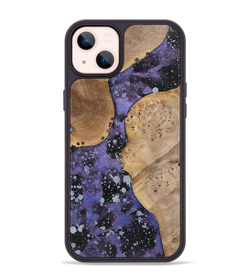 iPhone 14 Plus Wood+Resin Phone Case - Abraham (Cosmos, 700056)