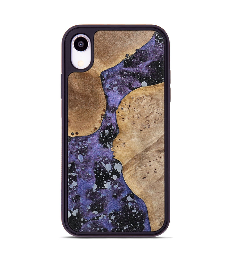 iPhone Xr Wood+Resin Phone Case - Abraham (Cosmos, 700056)