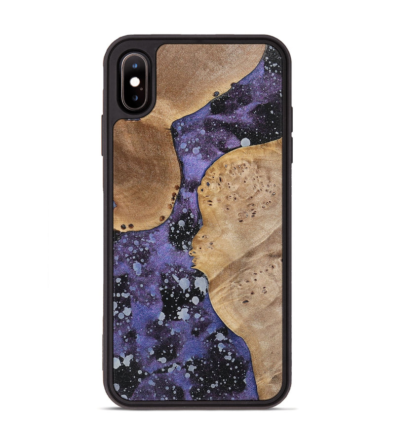 iPhone Xs Max Wood+Resin Phone Case - Abraham (Cosmos, 700056)