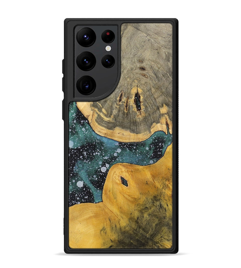 Galaxy S22 Ultra Wood+Resin Phone Case - Jean (Cosmos, 700057)