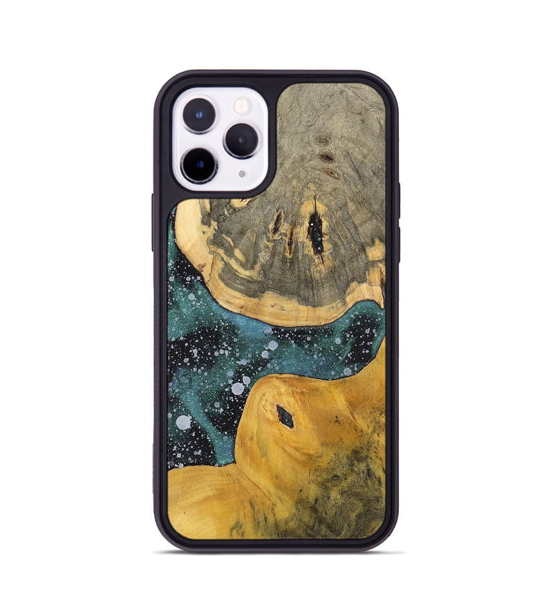 iPhone 11 Pro Wood+Resin Phone Case - Jean (Cosmos, 700057)