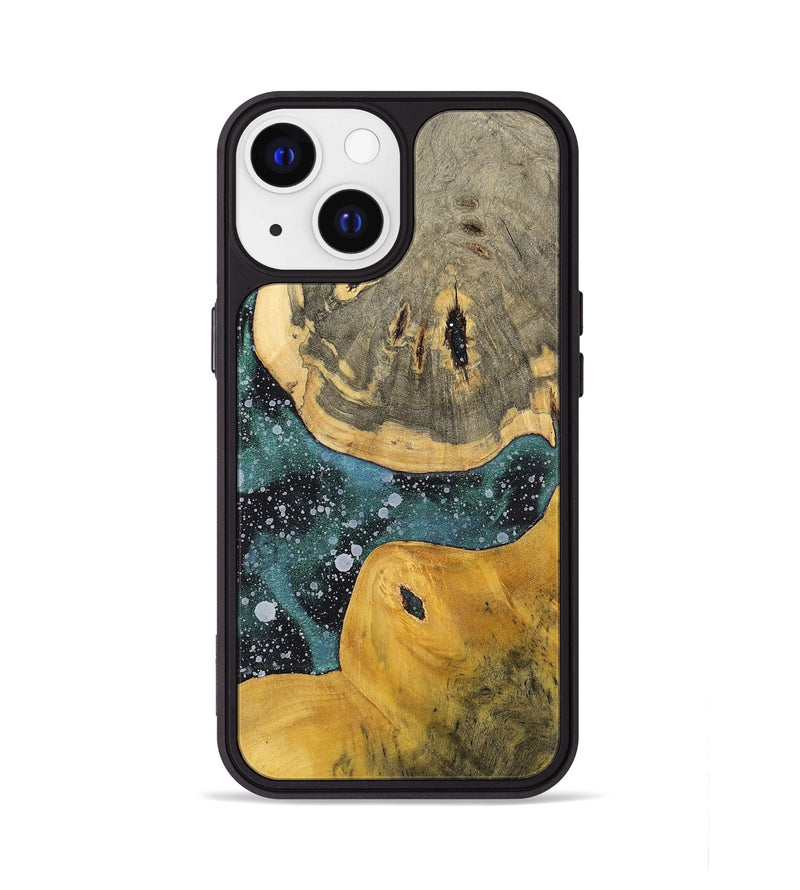 iPhone 13 Wood+Resin Phone Case - Jean (Cosmos, 700057)