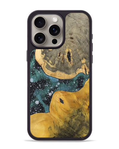 iPhone 15 Pro Max Wood+Resin Phone Case - Jean (Cosmos, 700057)