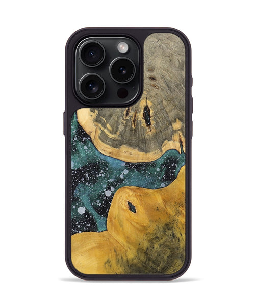 iPhone 15 Pro Wood+Resin Phone Case - Jean (Cosmos, 700057)