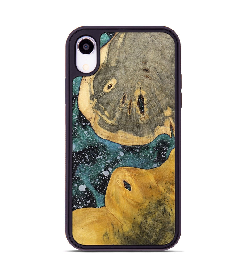 iPhone Xr Wood+Resin Phone Case - Jean (Cosmos, 700057)