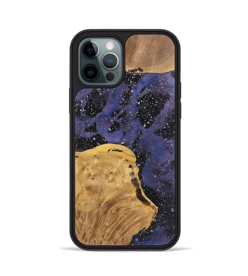 iPhone 12 Pro Wood+Resin Phone Case - Melinda (Cosmos, 700061)