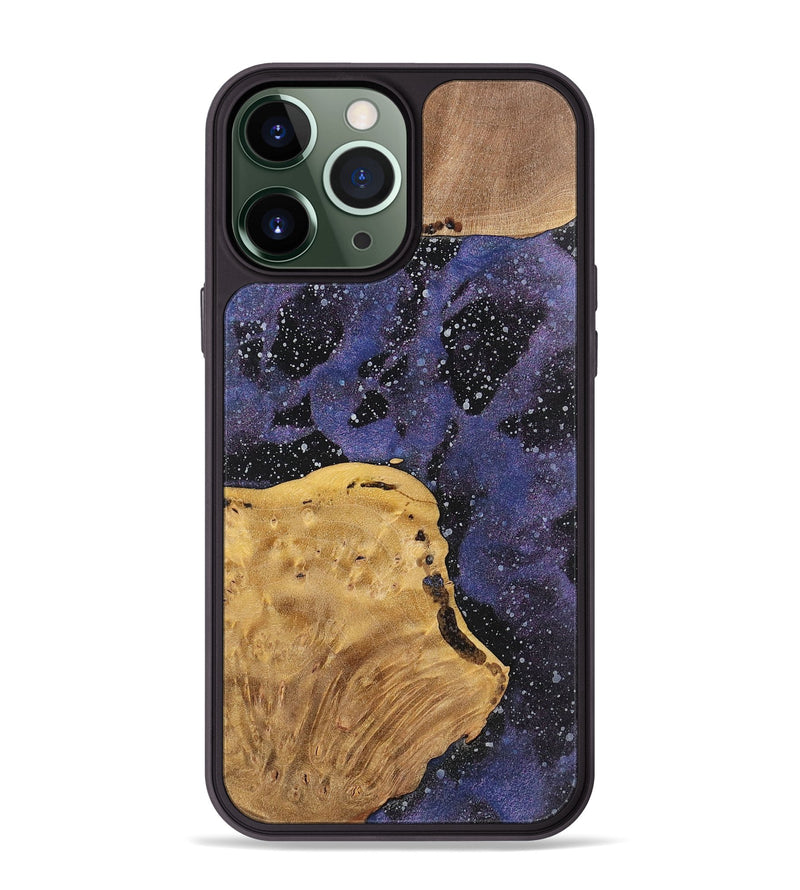 iPhone 13 Pro Max Wood+Resin Phone Case - Melinda (Cosmos, 700061)
