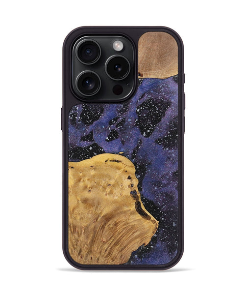 iPhone 15 Pro Wood+Resin Phone Case - Melinda (Cosmos, 700061)