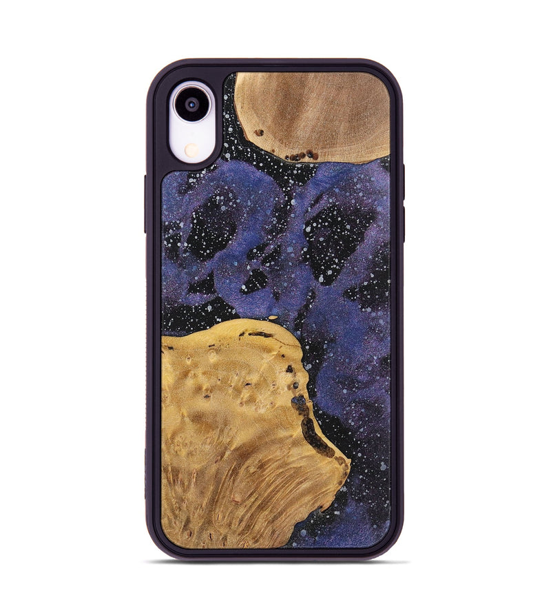 iPhone Xr Wood+Resin Phone Case - Melinda (Cosmos, 700061)
