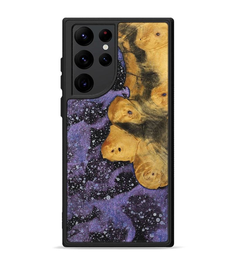 Galaxy S22 Ultra Wood+Resin Phone Case - Bria (Cosmos, 700063)