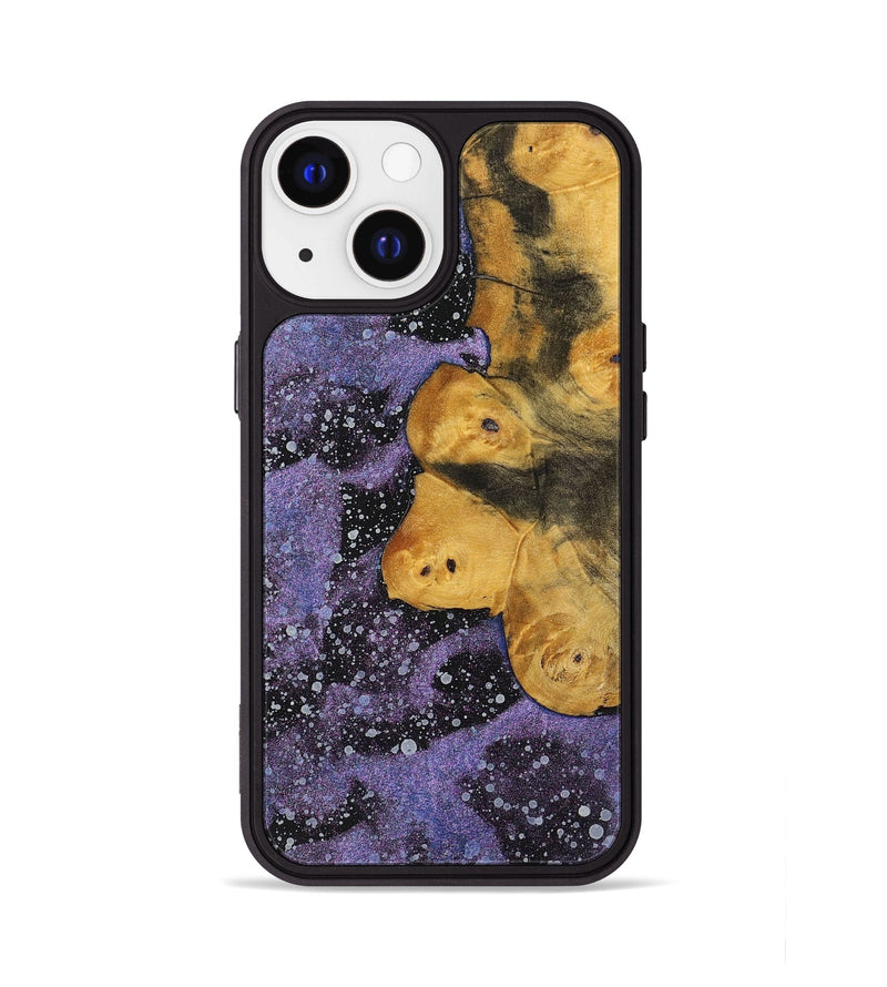 iPhone 13 Wood+Resin Phone Case - Bria (Cosmos, 700063)
