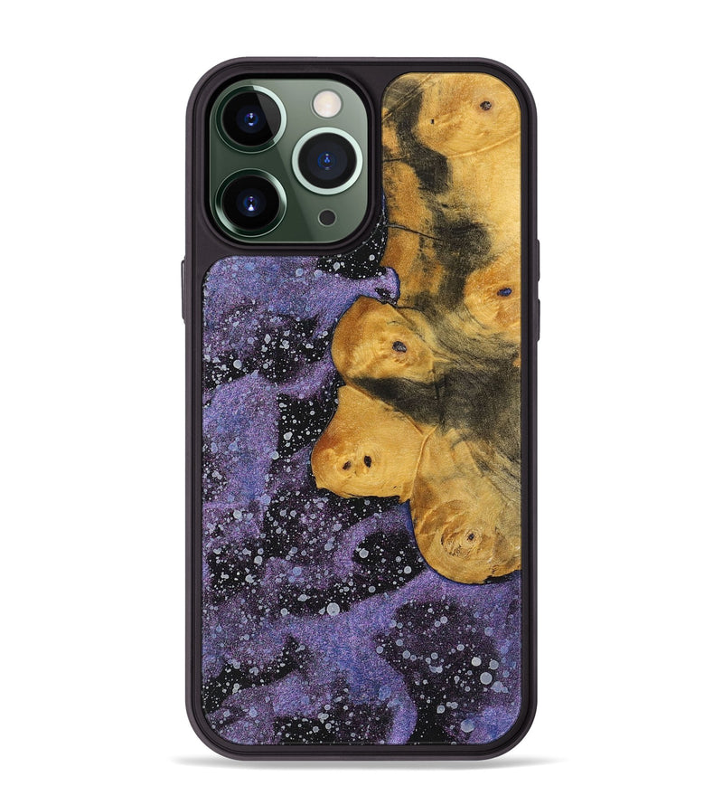 iPhone 13 Pro Max Wood+Resin Phone Case - Bria (Cosmos, 700063)