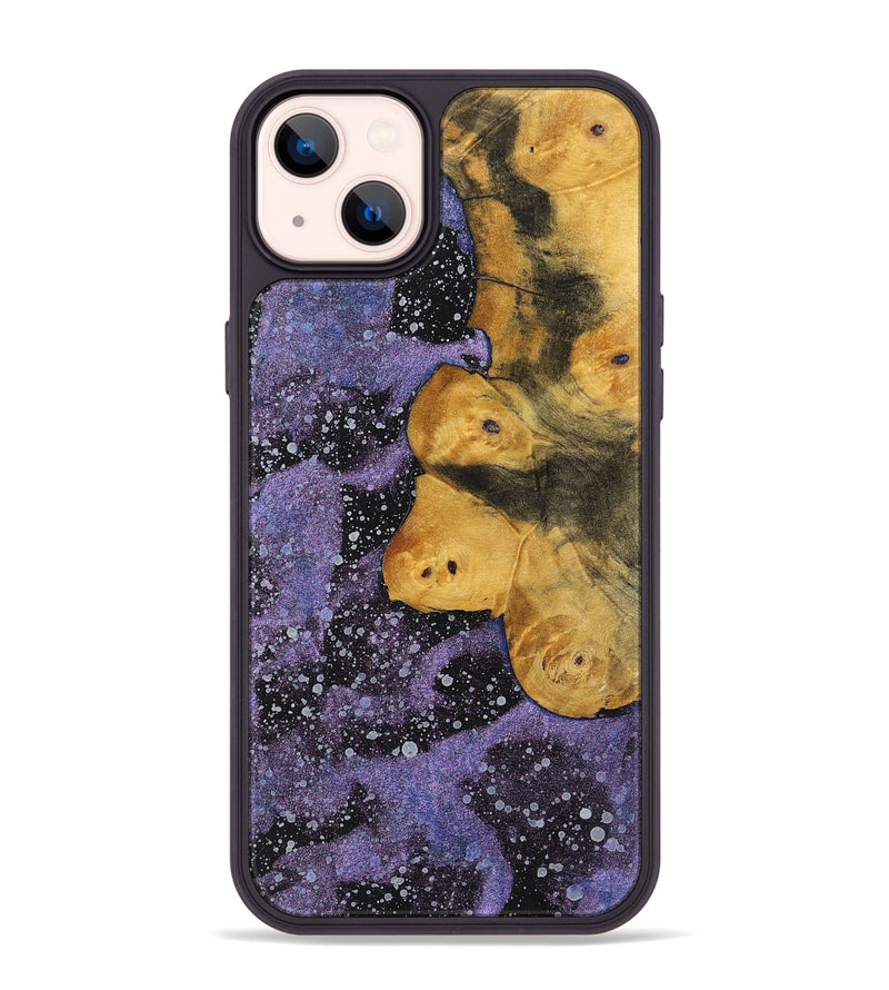 iPhone 14 Plus Wood+Resin Phone Case - Bria (Cosmos, 700063)
