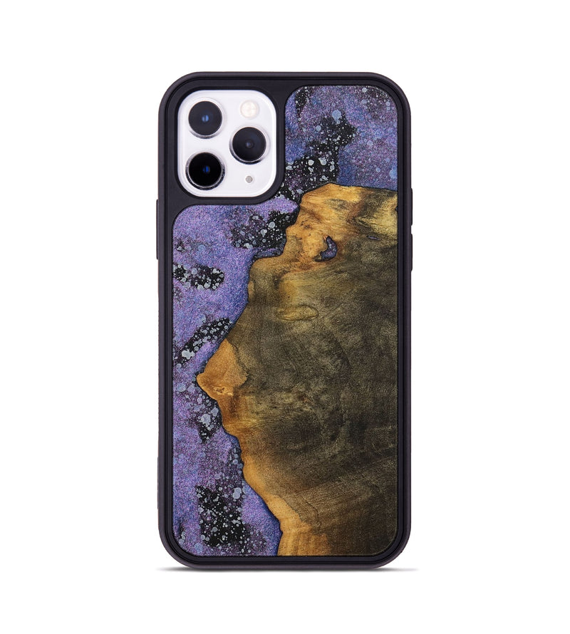 iPhone 11 Pro Wood+Resin Phone Case - Gina (Cosmos, 700064)