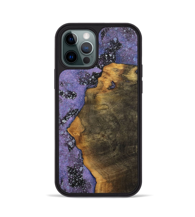 iPhone 12 Pro Wood+Resin Phone Case - Gina (Cosmos, 700064)