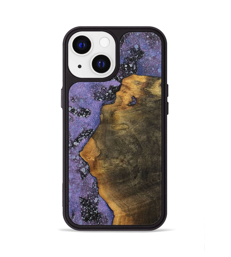 iPhone 13 Wood+Resin Phone Case - Gina (Cosmos, 700064)