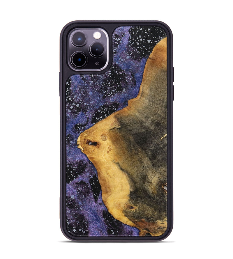 iPhone 11 Pro Max Wood+Resin Phone Case - Sondra (Cosmos, 700065)