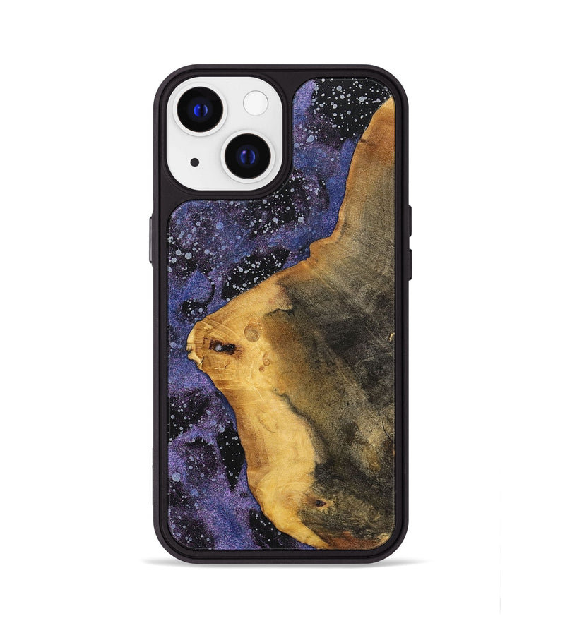 iPhone 13 Wood+Resin Phone Case - Sondra (Cosmos, 700065)