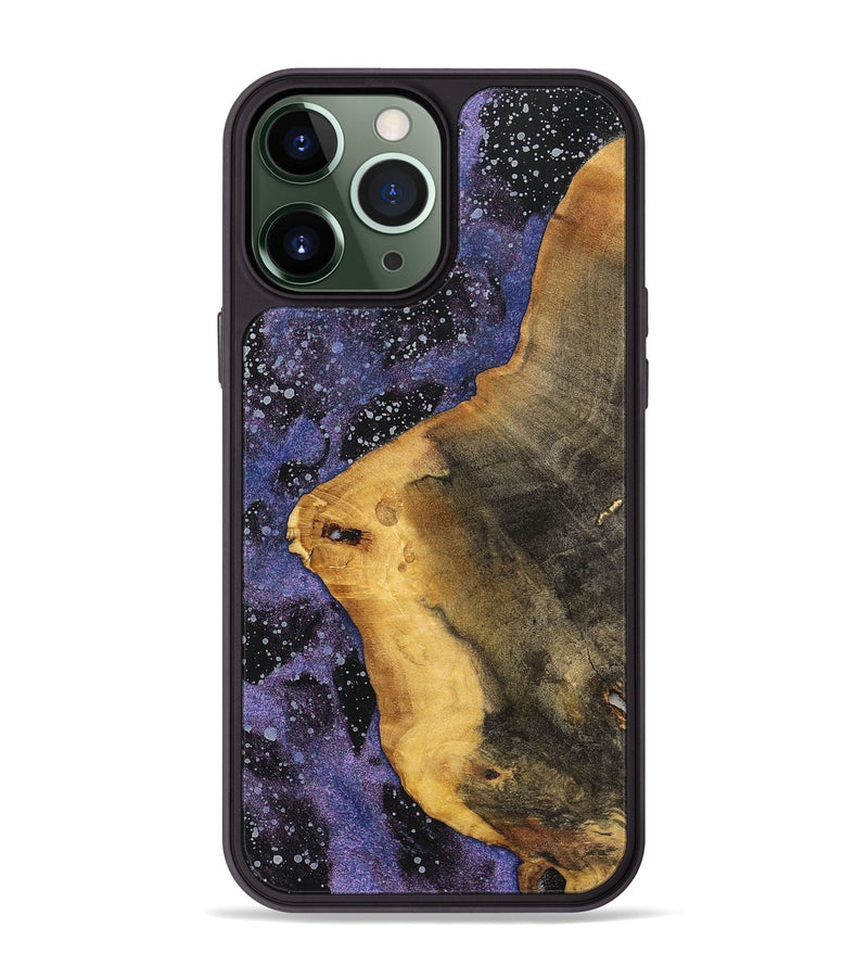 iPhone 13 Pro Max Wood+Resin Phone Case - Sondra (Cosmos, 700065)