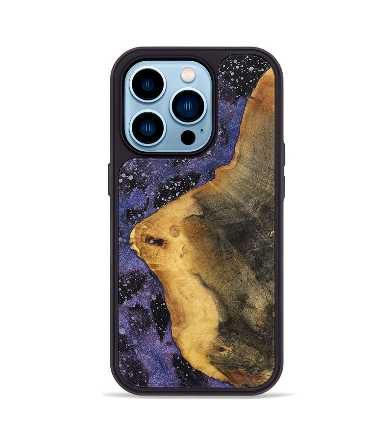 iPhone 14 Pro Wood+Resin Phone Case - Sondra (Cosmos, 700065)