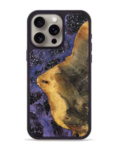 iPhone 15 Pro Max Wood+Resin Phone Case - Sondra (Cosmos, 700065)