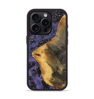 iPhone 15 Pro Wood+Resin Phone Case - Sondra (Cosmos, 700065)