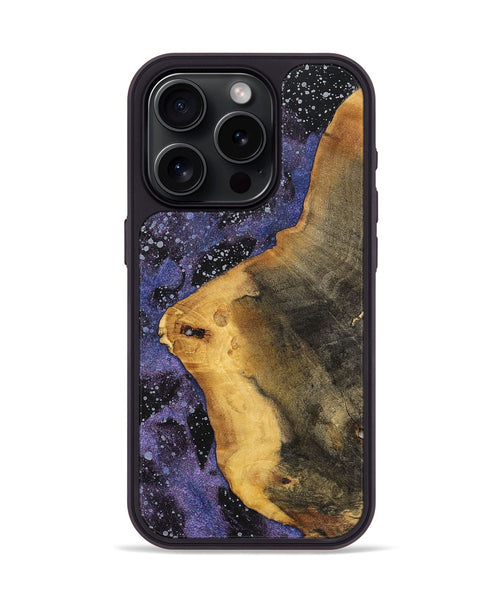 iPhone 15 Pro Wood+Resin Phone Case - Sondra (Cosmos, 700065)