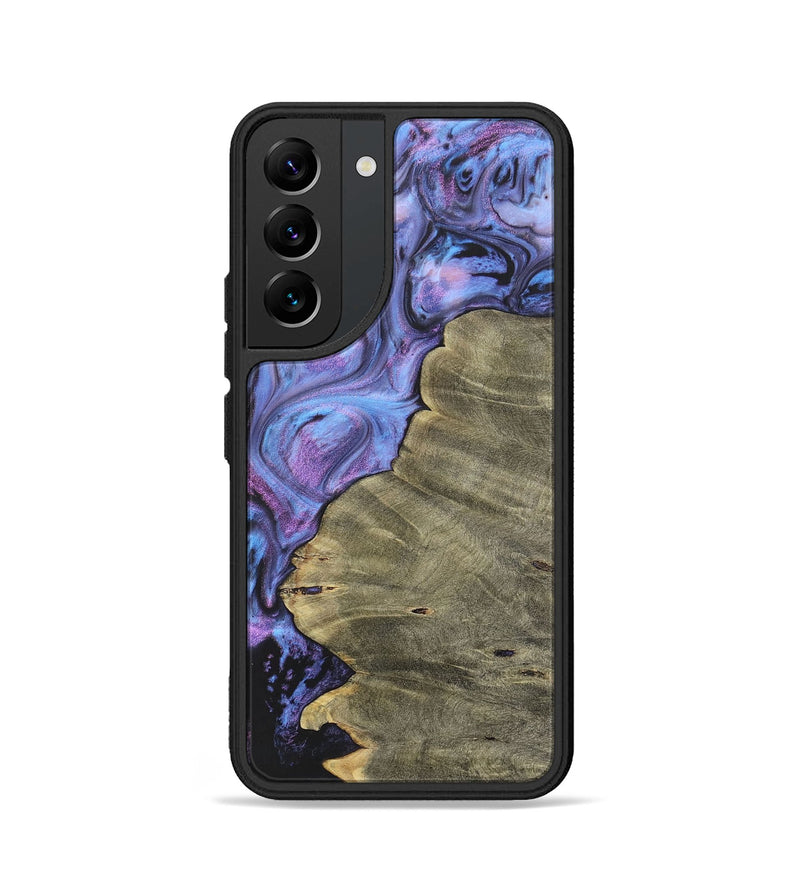 Galaxy S22 Wood+Resin Phone Case - Dena (Purple, 700069)