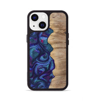 iPhone 13 Wood+Resin Phone Case - Kris (Purple, 700077)