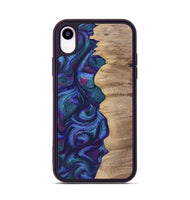 iPhone Xr Wood+Resin Phone Case - Kris (Purple, 700077)
