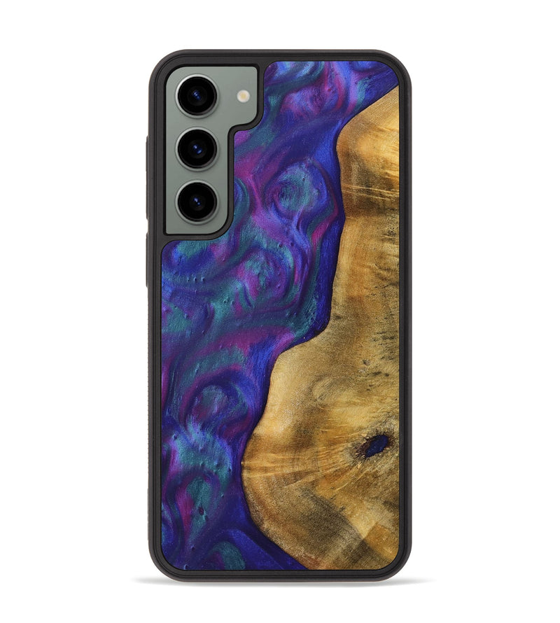 Galaxy S23 Plus Wood+Resin Phone Case - Kali (Purple, 700081)
