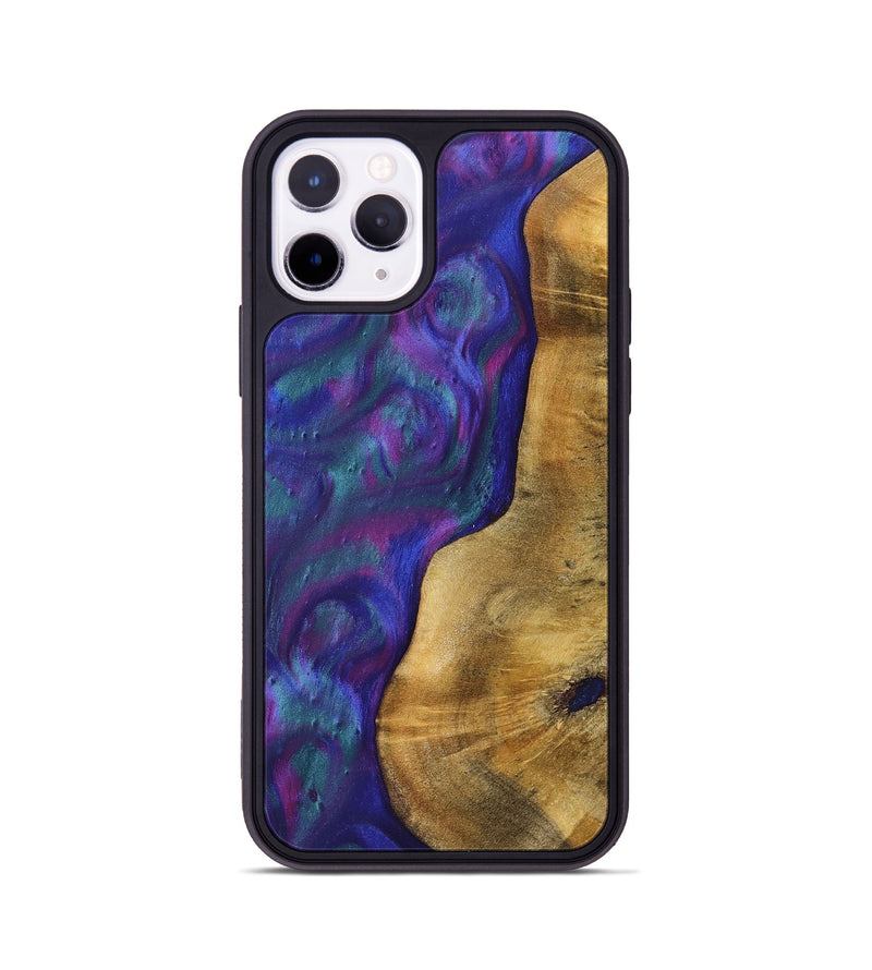 iPhone 11 Pro Wood+Resin Phone Case - Kali (Purple, 700081)