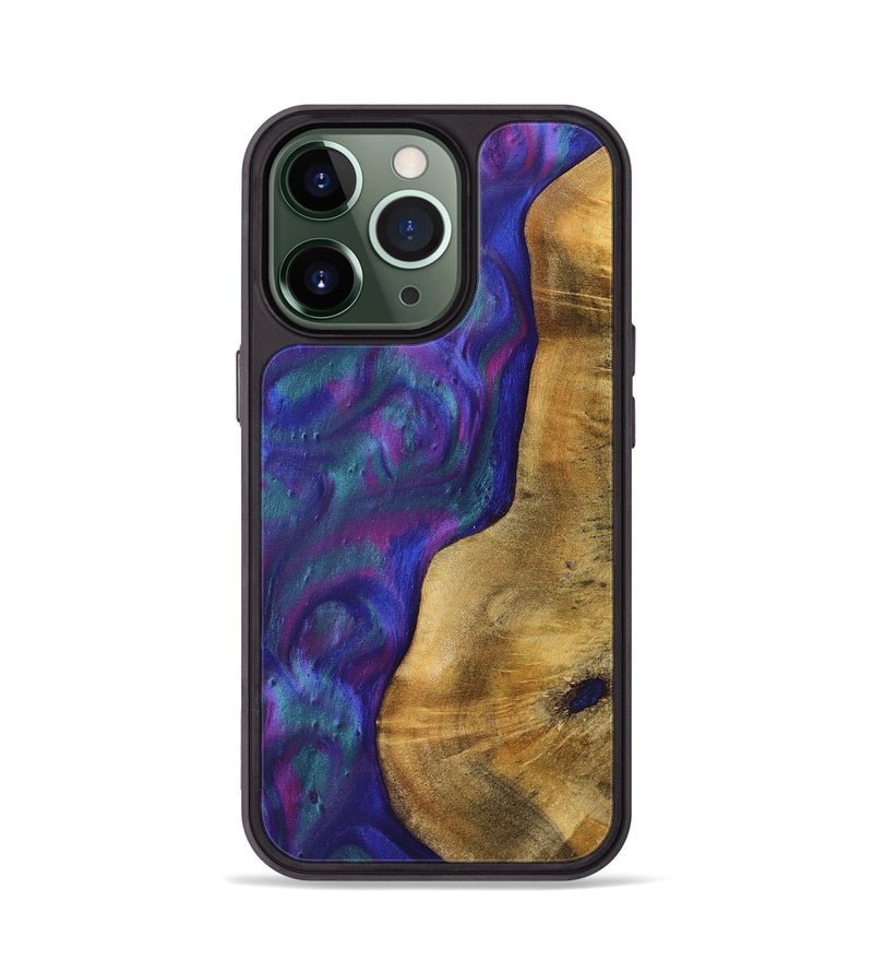 iPhone 13 Pro Wood+Resin Phone Case - Kali (Purple, 700081)