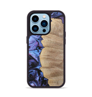 iPhone 14 Pro Wood+Resin Phone Case - Taylor (Purple, 700085)
